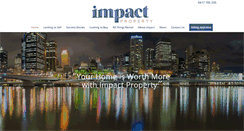 Desktop Screenshot of impactproperty.com.au